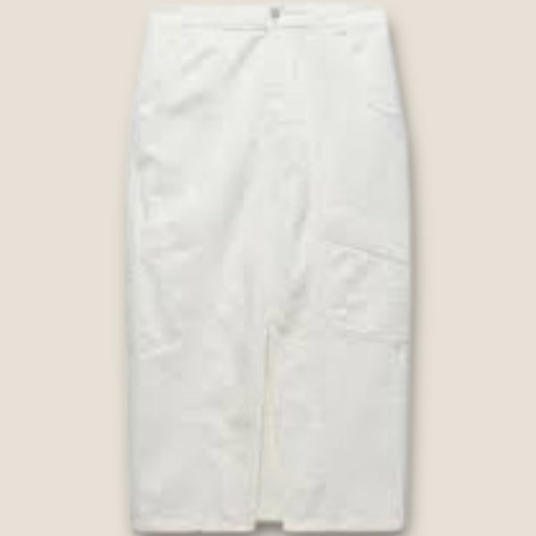 Mint Velvet White Denim Skirt size 12