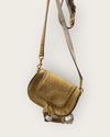 Anya Hindmarsh gold crackle leather handbag