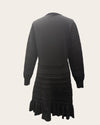Lipsy black knitted dress size 14