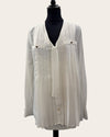 Phase eight cream blouse size 12