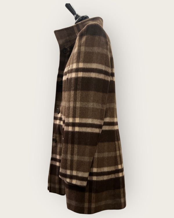 House of Bruar Brown wool coat size 12