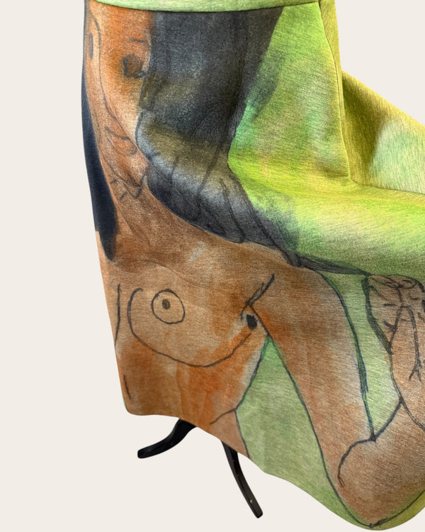 Christopher Kane green lady skirt size 8