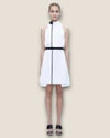 Victoria Beckham cream/black dress size UK 8
