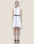 Victoria Beckham cream/black dress size UK 8