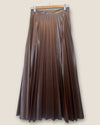 The Frankie Shop blown pleather pleated skirt size Medium