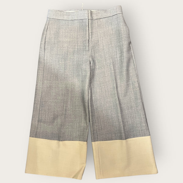 Victoria grey wide legged trousers size 10