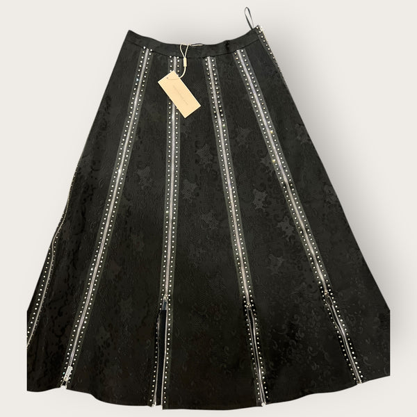 Christopher Kane Black diamanté skirt size XS