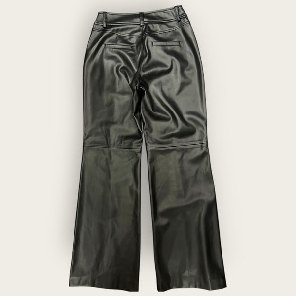 Sunso black faux leather trousers size 12