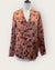Jigsaw copper silk blouse size 8