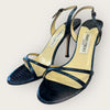 Jimmy choo Blue Metallic sandals size 38/5