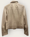 Venezia Cream leather jacket size 40