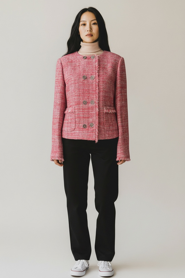 L K Bennett Red jacket size 14