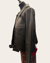 Ted baker black leather jacket 5/16