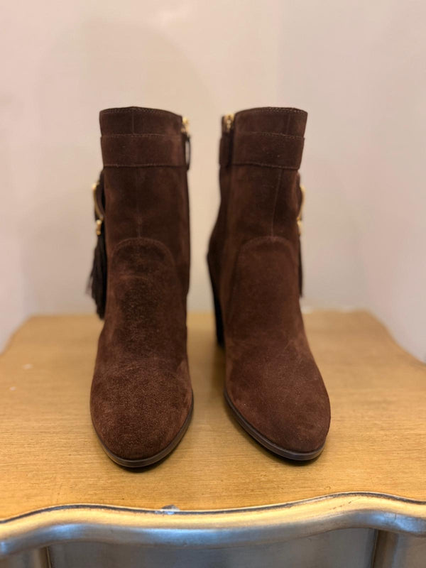 Tods brown suede boots 7/40