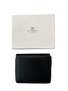 Sunspel Mens Black Leather zipped wallet