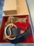 Christian Louboutin Reversible Belt Red/Black Size 30 2253A