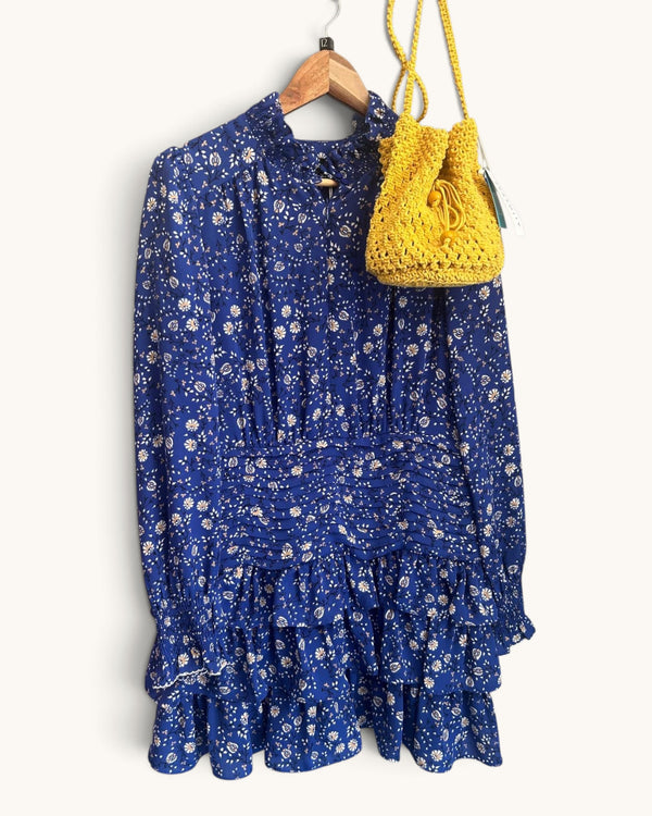 ME & EMBlue floral dress size 12