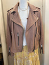 All saints blush leather jacket 14