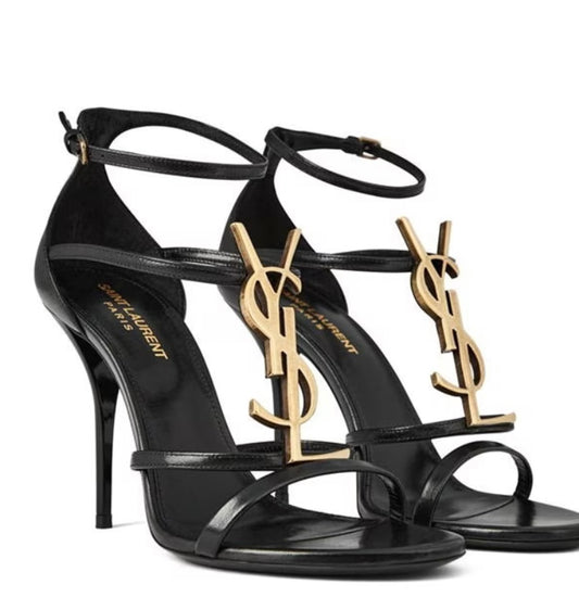 YSL Cassandra heels Black  size 37