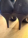 Balenciaga Black stretchy pull-on Shoe Boots Size 38.5