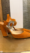 Jimmy Choo Tan suede heels size 39