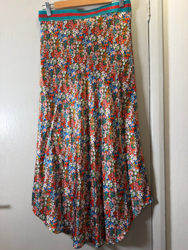 Wyse London Floral Silk Skirt – Size Medium
