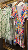 Anonyme green short shirt dress size small