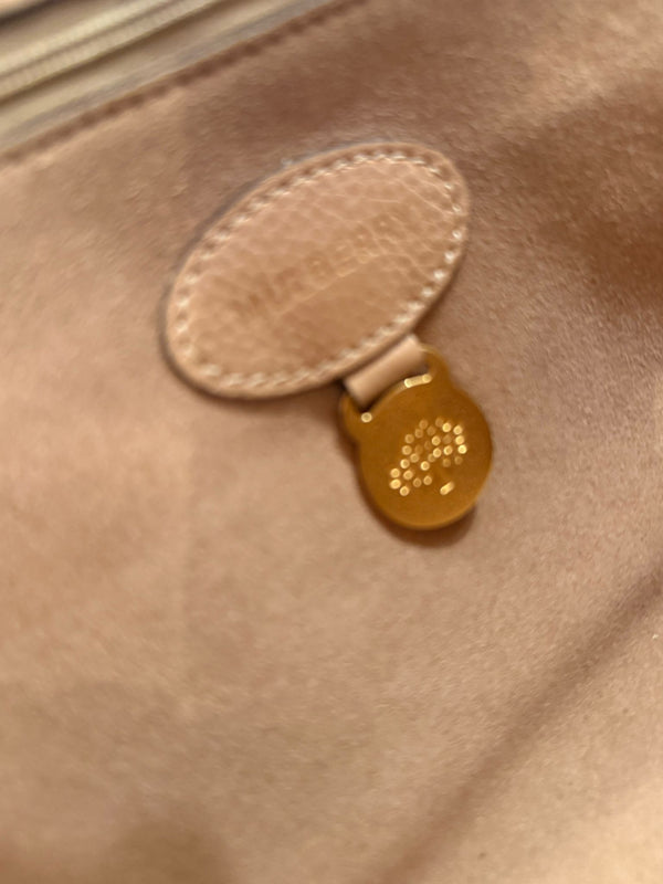 Mulberry Large Lilly in Rosewater grained soft leather