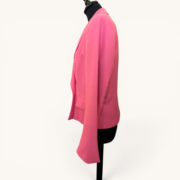 Dries Van Noten Pink Structured Jacket — Size 10