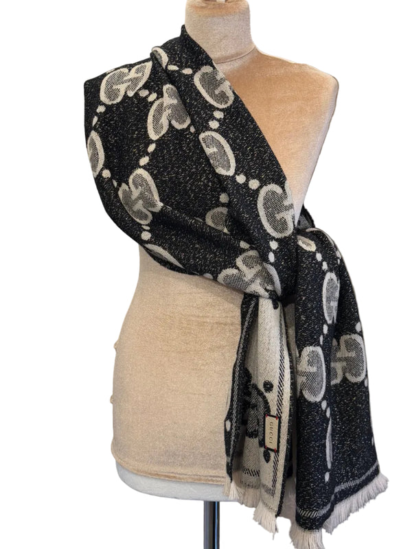 Gucci Jacquard Scarf in Box 2253C