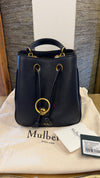 Mulberry Small Hampstead Navy Handbag