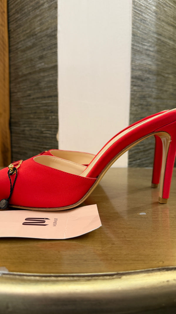 Murmur red silk mulessize 40