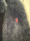 Scamp & Dude Navy Faux Fur Jacket – Size 14