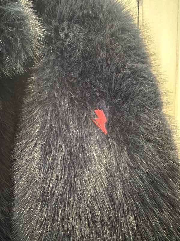 Scamp & Dude Navy Faux Fur Jacket – Size 14