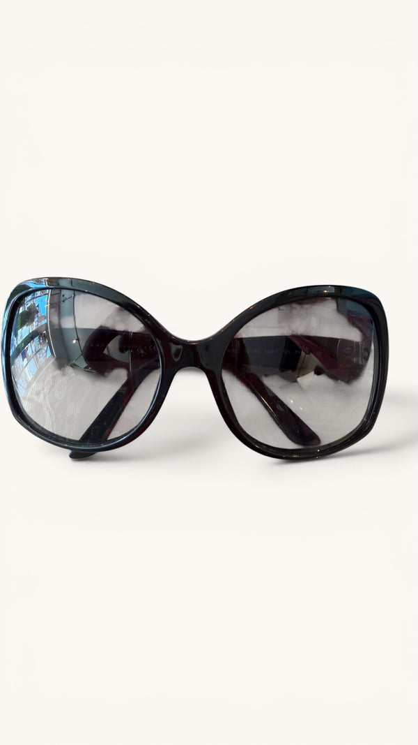 Bvlgari black sunglasses inc box