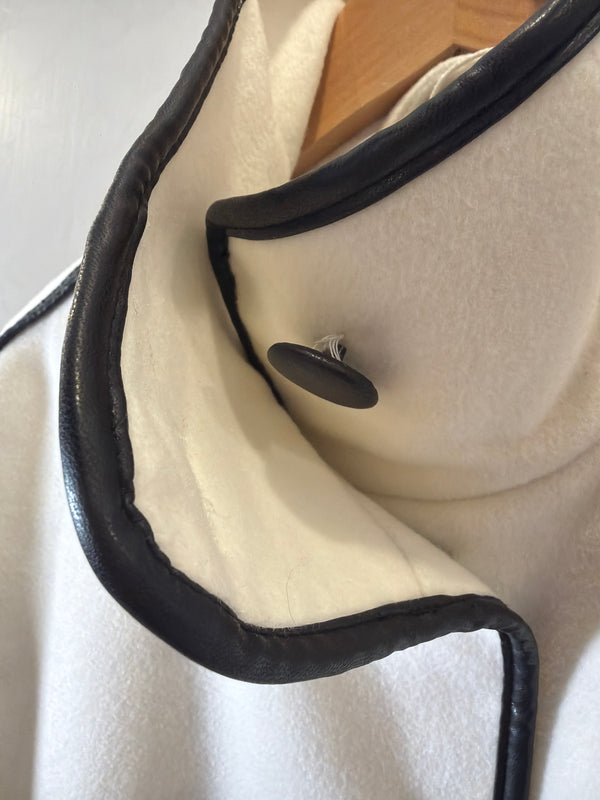 Phase Eight White Funnel Neck Jacket – Size 10 – New With Tags