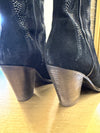 ASH Black Ankle Boots Size 38