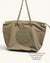 Tory Burch khaki Ella chain tote