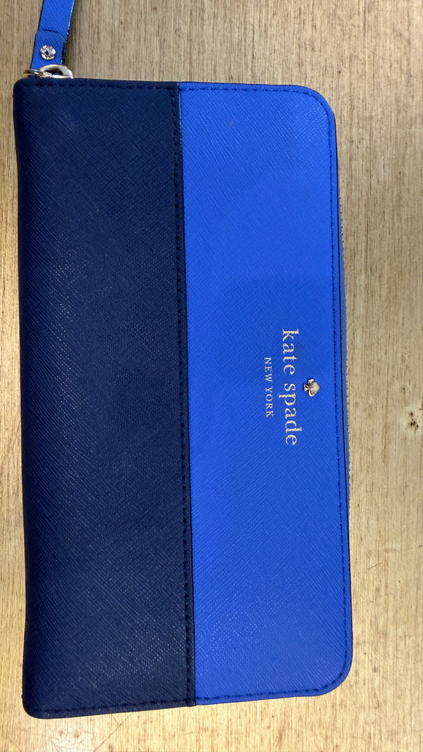 Kate Spade leather blue purse