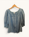Per una blue blouse Size 10