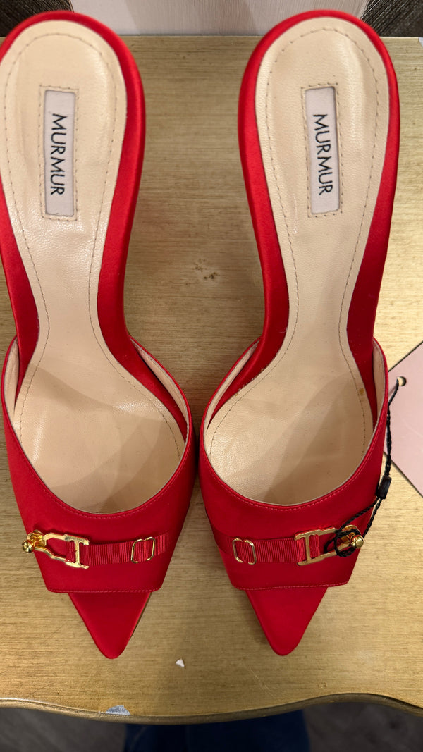 Murmur red silk mulessize 40