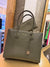 Michael kors khaki leather tote handbag