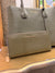 Michael Kors long zip khaki purse