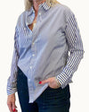 Ralph Lauren blue stripe shirt size small
