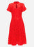 Phase eight orange lace dress size 10