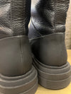 Zara black chunky boots size 38