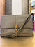 Coccinelle khaki leather handbag