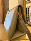 Coccinelle khaki leather handbag