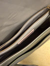 Coccinelle khaki leather handbag