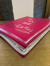 Lulu Guinness limited edition ‘Dare to be Different’ Book Pink/Silver clutch handbag